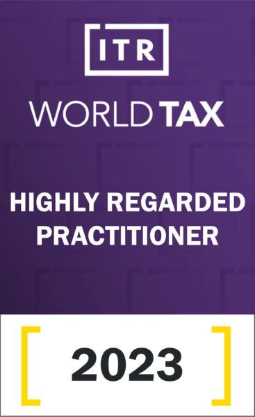 2023 World Tax Highly Regarded Practitioner